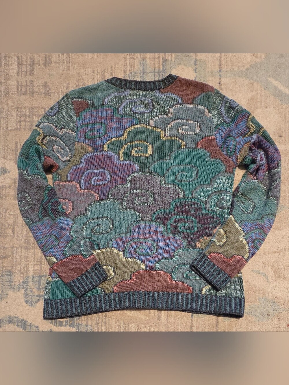 Peruvian Connection Kaffe Fassett Abiquiu Cardigan. Size L. Like New - Picture 2 of 6